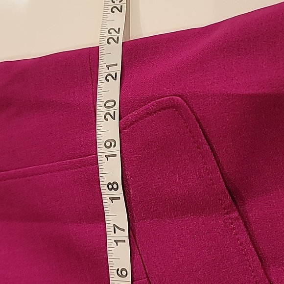 Kasper Single Button Blazer Jacket Fuschia 16W - Picture 12 of 13